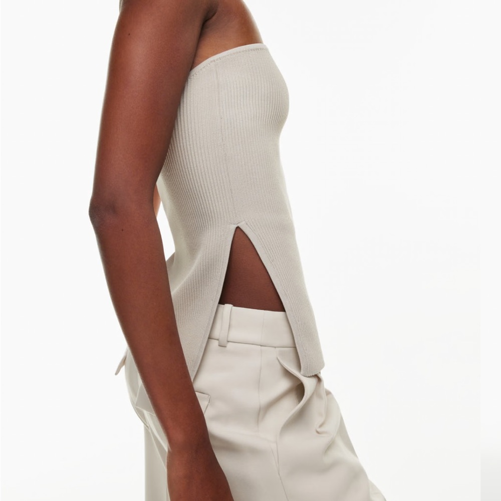 Aritzia Sculpt Knit Tube Top in Black - Picture 2 of 2